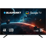 Blaupunkt 4K teler 55UGC5500S, 55", UHD, 3840 x 2160, Wi-Fi, nutikas teler, Google TV, 3xHDMI, DVB-T2