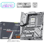Msi Emaplaat MAG X870E GAMING PLUS MAX WIFI, 4x SATA-600, 3x M.2, 256 GB, 4800 MT/s, 5 Gigabit Ethernet, Wi-Fi 7, HD Audio
