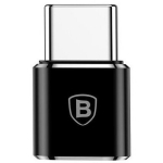 Baseus Adapter CAMOTG-01, 2,4A, USB Type-C Micro USB, alumiinium, OTG tugi