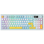 Onikuma G80 m&auml;nguriklaviatuur G80, 94 nuppu, RGB taustvalgus, Bluetooth 5.0, 2.4 GHz, USB-C, 2000 mAh aku