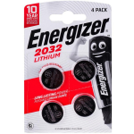 Energizer Aku CR2032, 4 tk, 3V, Liitium