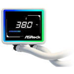 Asrock Challenger White 360 Digitaalne vedelikjahutuskomplekt 90-ACLA36-WAAGA6, 3 ventilaatorit, 12 cm, 720 mA, 12 V, 62.6 cfm