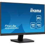 Iiyama ProLite XU2493HSU-B7 LCD monitor, 60.5 cm, 1920 x 1080 px, 100 Hz, 1 ms, 2xUSB, HDMI, DisplayPort, VESA, vilkumise vaba