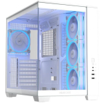 Asus Arvutikorpus A32 PLUS TG ARGB WHITE 90DC00S3-B19000, 435mm, 285mm, 390mm, 3x2.5" pesa, 2x3.5" pesa