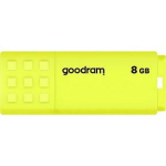 Goodram Pendrive UME2 8GB USB 2.0 UME2-0080Y0R11, 8GB, 20MB/s, 5MB/s, kollane, USB 2.0, v&otilde;tmehoidja auk