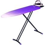 Jata Triikimislaud TP500, 116 x 35 mm, 90 cm, puuvill, lilla, k&otilde;rguse reguleerimine, libisemisvastane alus, triikraua hoidja