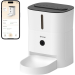 Unknown Brand Automaatne lemmikloomade toidutaldrik T-MLX59468, 3L, 5V, kvaliteetne kaamera, Wi-Fi, valge