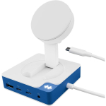 Hyper dokstatsioon Flex MagCharge HD8100BUGL, 1xHDMI, USB-C, valge/sinine