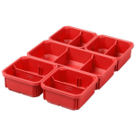 Milwaukee 4932478301, Packout slim organizeri eemaldatavad hoidikud, 5 pesa, 11 lahtrit, 1kg