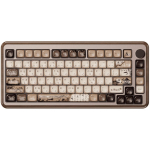 Akko MU02 Mountain Seclusion klaviatuur 6925758630979, 75%, mehaaniline, QWERTY, RGB, 4000mAh, 2.4GHz, BT 5.0, USB-C, p&auml;hkel