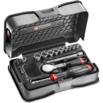 1/4' SOCKET SET 6PT MM R.181 21PC