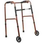 Reha Fund RF-131/BR k&otilde;ndimisraam, 490mm, 600mm, 2.7kg, 79-97cm, 100kg, alumiinium, 4 jalga, 2 ratast, libisemiskindlad jalad