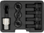 Keermeparanduskomplekt rattapoltidele ja -mutritele 8 tk M12 M14 + 24 mm padrun YT-17595 YATO