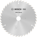 Stacionārā ripzāģa disks 254x30x40 mm, kokam, Paneļzāģiem PRO WOOD RIPZĀĢA ASMENS, 2608640435, BOSCH