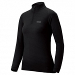 Termo krekls W SUPER MERINO Wool HN Expedition Weight, izmērs: S, Black, 4548801199456 Mont-Bell