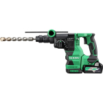 Bezvadu rotācijas āmurs SDS-Plus, HIKOKI, DH3628DCWRZ, 36 V, bezsuku motors, 3 režīmi