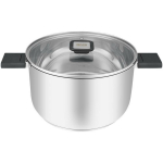 Resto Kastrul 92205 5.8L, L&auml;bim&otilde;&otilde;t: 240 mm, Kuju: &Uuml;mmargune, Materjal: Bakeliit, Roostevaba teras, K&auml;epidemed: Ergonomilised