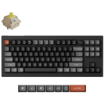 Keychron klaviatuur V3U-D4 8K, 2.4 GHz, Bluetooth 5.3, RGB LED, 660 h aku t&ouml;&ouml;aeg, 57 g aktiveerimisj&otilde;ud, 4000 mAh aku, PBT klahvid