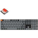 Keychron klaviatuur K5M-H1, 108 nuppu, RGB LED taustavalgustus, 2.4 GHz, Bluetooth 5.1, madala profiiliga Gateron l&uuml;liti
