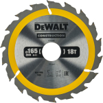 Dewalt Ringsaagiteras DT1936-QZ 165 mm, 30 mm, 18 hammast, 2.4 mm l&otilde;ikepaksus, 1.5 mm plaadi paksus