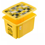 Keeeper Ladustamiskarp Loodus 30L Karolina &ldquo;Minions Mosaic&rdquo; 0612238205361, 30L, 45x35x27cm, PP plastmass, ruumi s&auml;&auml;stev disain