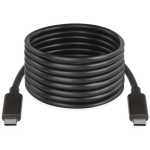 Emos Laadimis- ja andmekabel SM7029BL, 2 m, 100 W, 480 Mbit/s, must, PVC, C-C pistikud