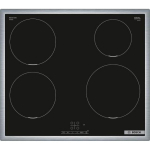 Bosch Induktsioon pliit PIE645BB5E, 4, Taimer, Puutetundlik, Must, Keraamika, 7400W, 17 v&otilde;imsustaset
