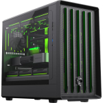 Gamemax Korpus CLAW 360 BK, M-ATX, 4, 1 x USB 3.0, 1 x USB-C, 1 x k&otilde;rvaklapid, toetab 120 mm radiaatorit taga