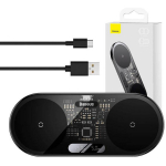 Baseus juhtmevaba laadija WXSX010101, 20W, 9V/2A, 12V/2A, Type-C, Qi &uuml;hilduv, USB-C kaabel 1m