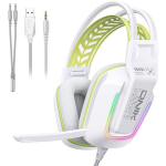 Onikuma X13 m&auml;ngu k&otilde;rvaklapid X13 White, 50mm, 32&Omega;, 105dB, 2m, USB, 3.5mm, omnidirektsionaalne mikrofon