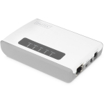 Digitus 2 Port USB 2.0 Traadita Multifunktsionaalne V&otilde;rgu Server DN-13024, 300 Mbps, 2 USB 2.0 porti, 64 MB m&auml;lu, 128-bit WEP, WPA