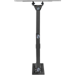 Maclean MC-700N televiisori monitori seinakinnitus, 200x200mm, 23-43", 30kg, must, kallutatav