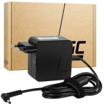 Green Cell AD41PV2 toiteadapter, 65 W, 100-240 V, 19 V, 3.42 A, siseruumides, must, ASUS &uuml;hilduv