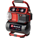Einhell Power X-Change juhtmevaba kompressor TE-AC 18/75 Li OF-Solo 4020410, 18 V, 5 L, 8 bar, 75 l/min, 2 manomeetrit