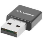 Lanberg USB v&otilde;rgukaart N300 NC-0300-WI, 300 Mb/s, 2x antennid, USB 2.0, 802.11 b/g/n, WEP, WPA, WPA2, WPS 2.0