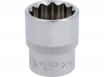 Padrun 12-Kant, 23.0Mm, 1/2" , Crv YT-1285 YATO