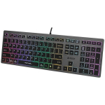 A4Tech Klaviatuur FStyler FX60H A4TKLA47126, 150cm, 12.6cm, 42cm, valgustus, 12 multimeedia klahvi, 2x USB keskpunkt