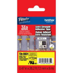 Brother TZe-S631 Laminaatlint, 8 m, 1.2 cm, must kollasel, veekindel, ekstra tugev isekleepuv