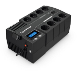 Cyberpower UPS s&uuml;steem BR1000ELCD, 1000 VA, 600 W, 1 aku, USB laadimisport, LCD olekuekraan