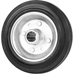 Geko Terasest-kummiratas G71545, 160mm, 40mm, 130kg, 20mm, 56mm, silinderguul, vastupidav teras