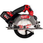 Milwaukee M18 FUEL M18 FCSDC165-552C 4933499997, 165mm ketassaag, 18V, 2x5,5Ah, 66mm, 46mm, 0-45&deg;, LED, tolmupuhur, adapter, kast