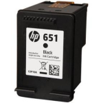 HP 651 Original Black C2P10AE, tindikassett, 600 lk, pigmenditint, 1 tk