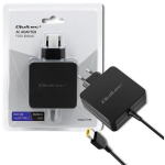 Qoltec 51766 s&uuml;learvuti adapter, 65W, 20V, 3.25A, 220-240V, 50-60Hz, 1.75m, kaitse