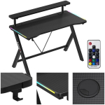 Huzaro Hero 1.9 RGB m&auml;ngulaud HZ-HERO 1.9 RGB BLACK, 1200x600mm, 75kg, LED, kaablite haldus, MDF