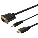 Savio CL-198 HDMI-kaabel, 1.8 m, HDMI A-t&uuml;&uuml;pi, must, High Speed Ethernetiga, 1 tk