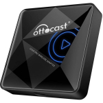 Ottocast U2-AIR PRO CP82 traadita adapter, CarPlay, 5 GHz Wi-Fi, BT 5.0, 1.2 GHz, Linux, must