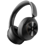 OneOdio A6 juhtmevabad k&otilde;rvaklapid, mustad, 40mm, LDAC, Bluetooth 6.0, h&uuml;briid ANC kuni -48dB, 75h/40h, USB-C