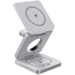 BlitzWolf BW-IW30 3in1 juhtmevaba laadija, USB-C, 15W/10W/7.5W/5W/2.5W, alumiiniumisulam, plastik