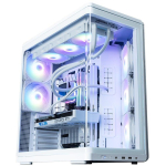 Zalman P60 WHITE, ATX keskmine tornikorpus, 5x120mm ARGB ventilaatorid, valge, 2xUSB 3.2, USB-C