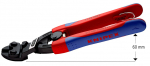 KNIPEX CoBolt&reg; 7122200T, precīzi grie&scaron;anas knaibles, &Oslash; 5.2 mm, melnas, 370 g